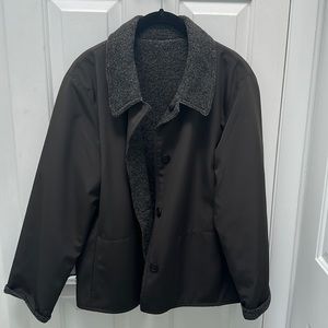 Jill reversible jacket - chocolate brown women’s size large